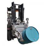 Garra de tambor de 55 galões para empilhadeira hidráulica para empilhadeiras