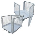 Gaiolas de plataforma para catadores de encomendas de empilhadeiras Machineal